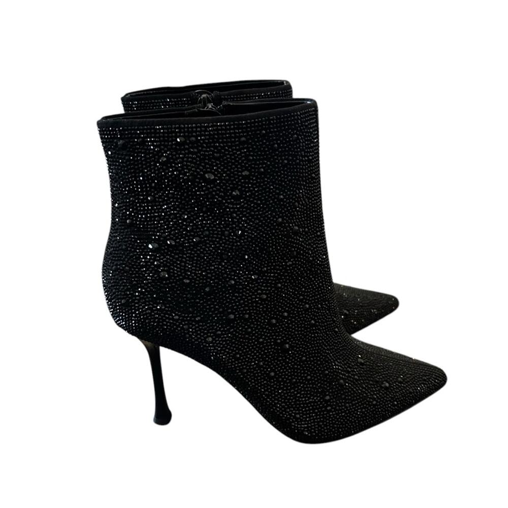 INC International Concepts Rakima Embellished Rhinestone Dress Booties NEW 9.5